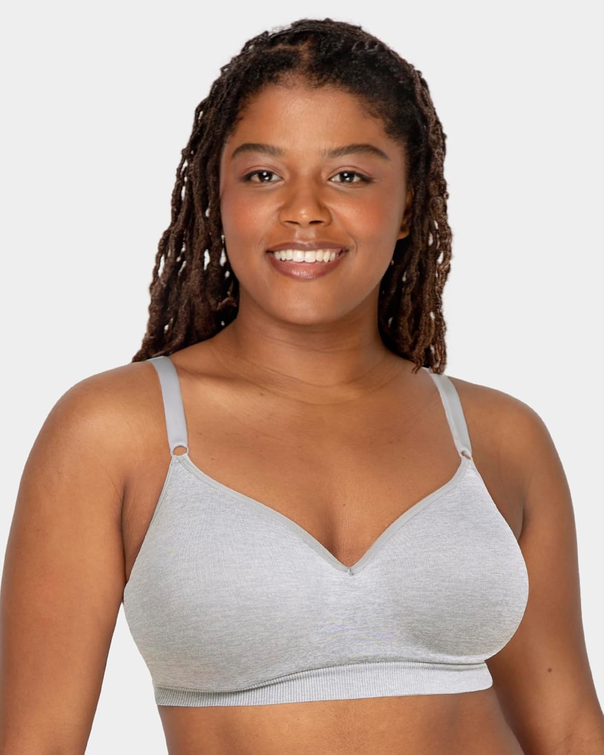 Fruit of The Loom Women's 2-Pack Seamless Wire-Free Push-Up Bra – Soft, Comfortable & Supportive