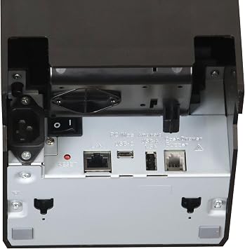 Star Micronics TSP143iV X4 Thermal Receipt Printer - USB-C, Ethernet (LAN), WLAN, Bluetooth, CloudPRNT, Android Open Accessory (AOA), USB Cable Included, Internal Power Supply, Gray