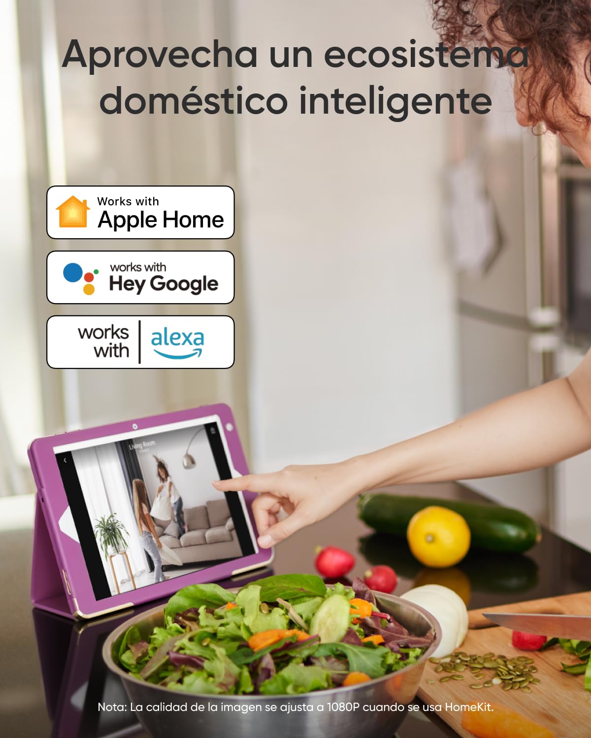 eufy Security Indoor Cam E30, telecamera wifi interno 4K UHD, Rotazione Pan-Tilt a 360°, Visione Notturna a Colori, Rilevamento AI, Tracciamento Automatico di Persone/Animali (ricondizionato)