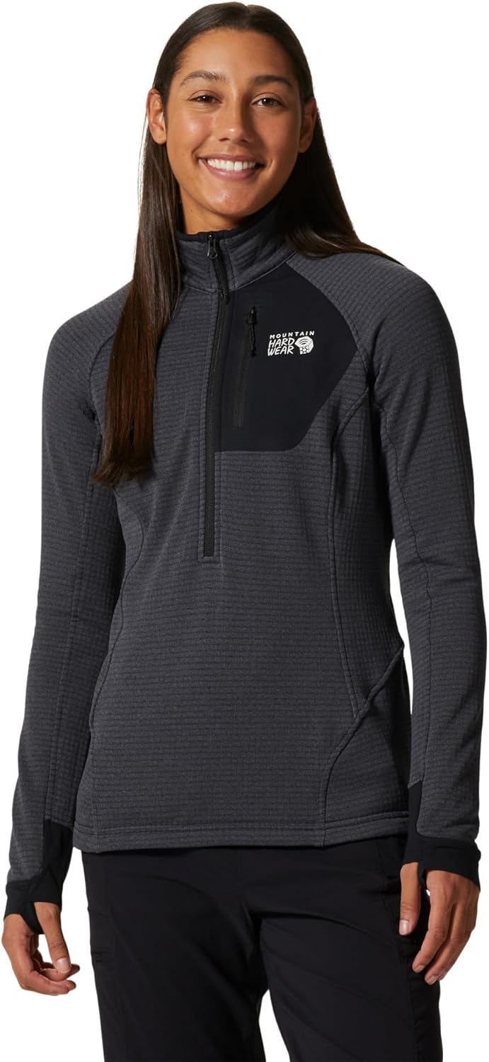 Mountain Hardwear Women's Polartec Power Grid Half Zip Jacket