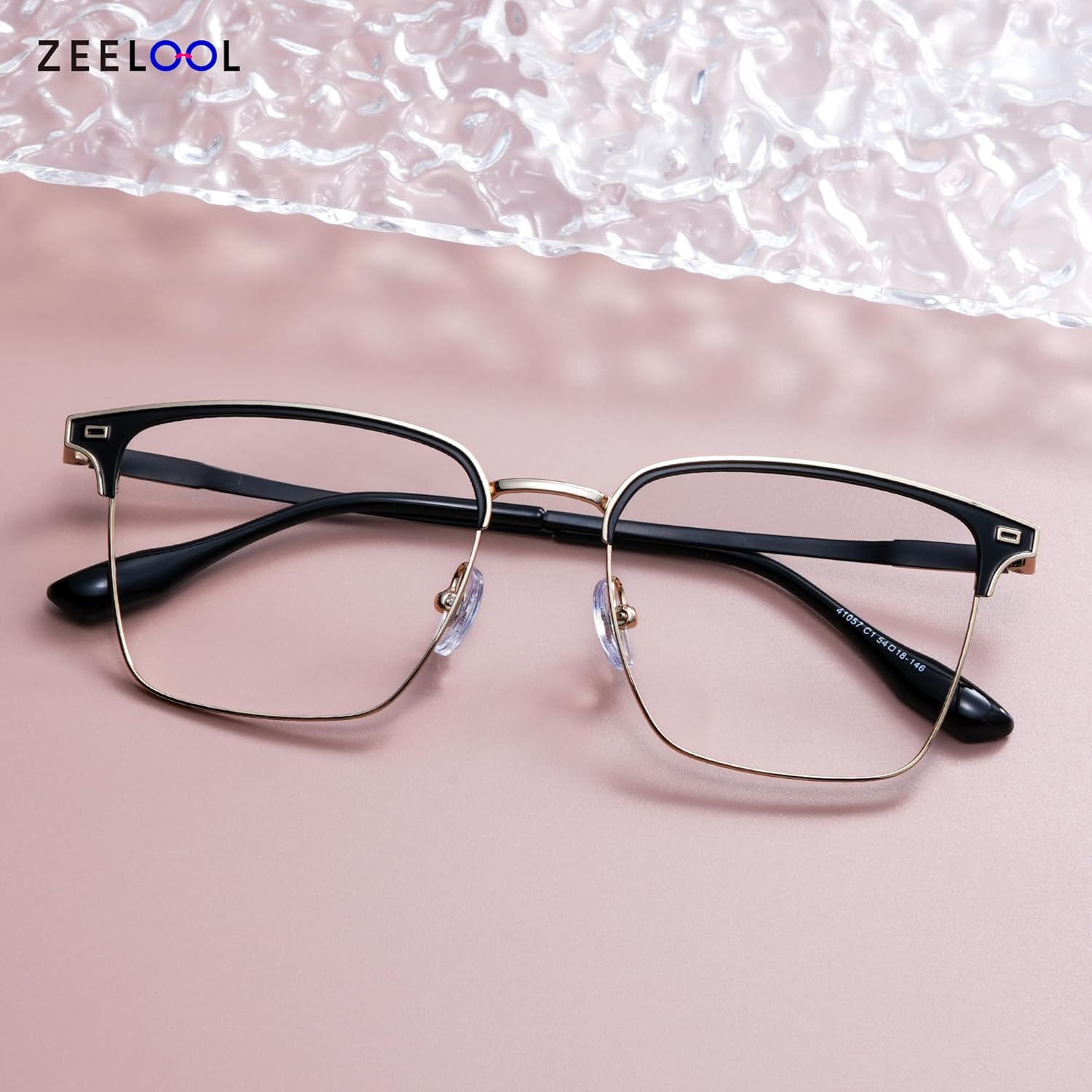 Zeelool Reader Blue Light Blocking Reading Glasses for Men Square Black Computer Reading Glasses JGM699641 Dawson - Image 3