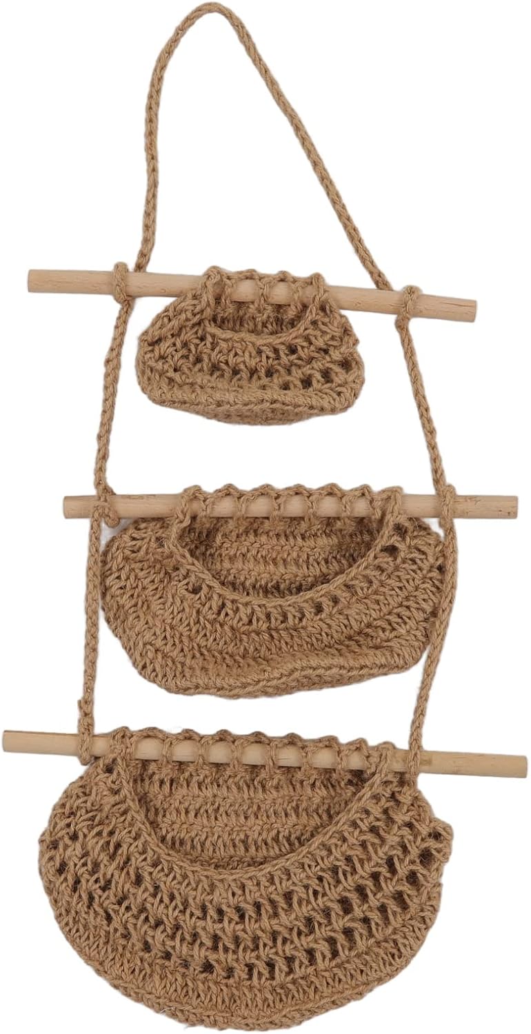 Three Tier Hanging Basket for Versatile Storage