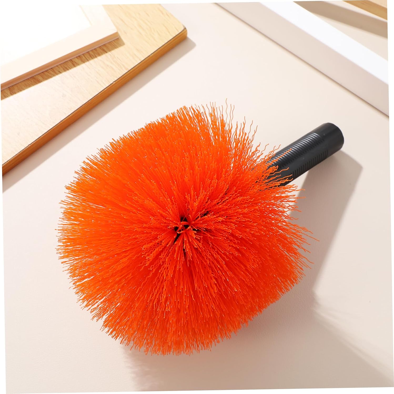 OUNONA Web Duster Brush Head Compact Cleaner for Cobweb Removal Corners Ceilings Design for Indoor Outdoor Use