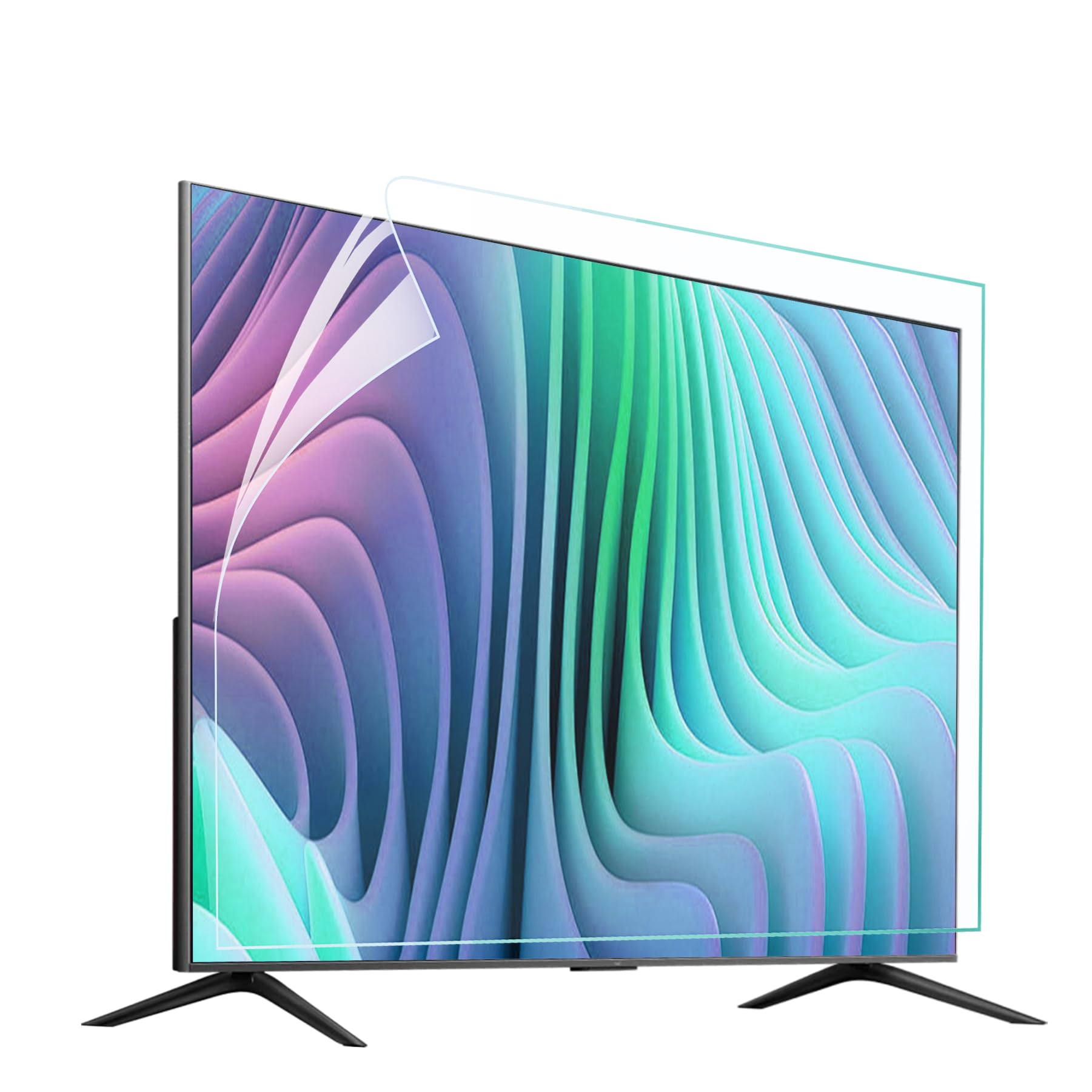 Filtre TV 55 pouces mat anti-reflet pour des soirées cinéma sans fatigue