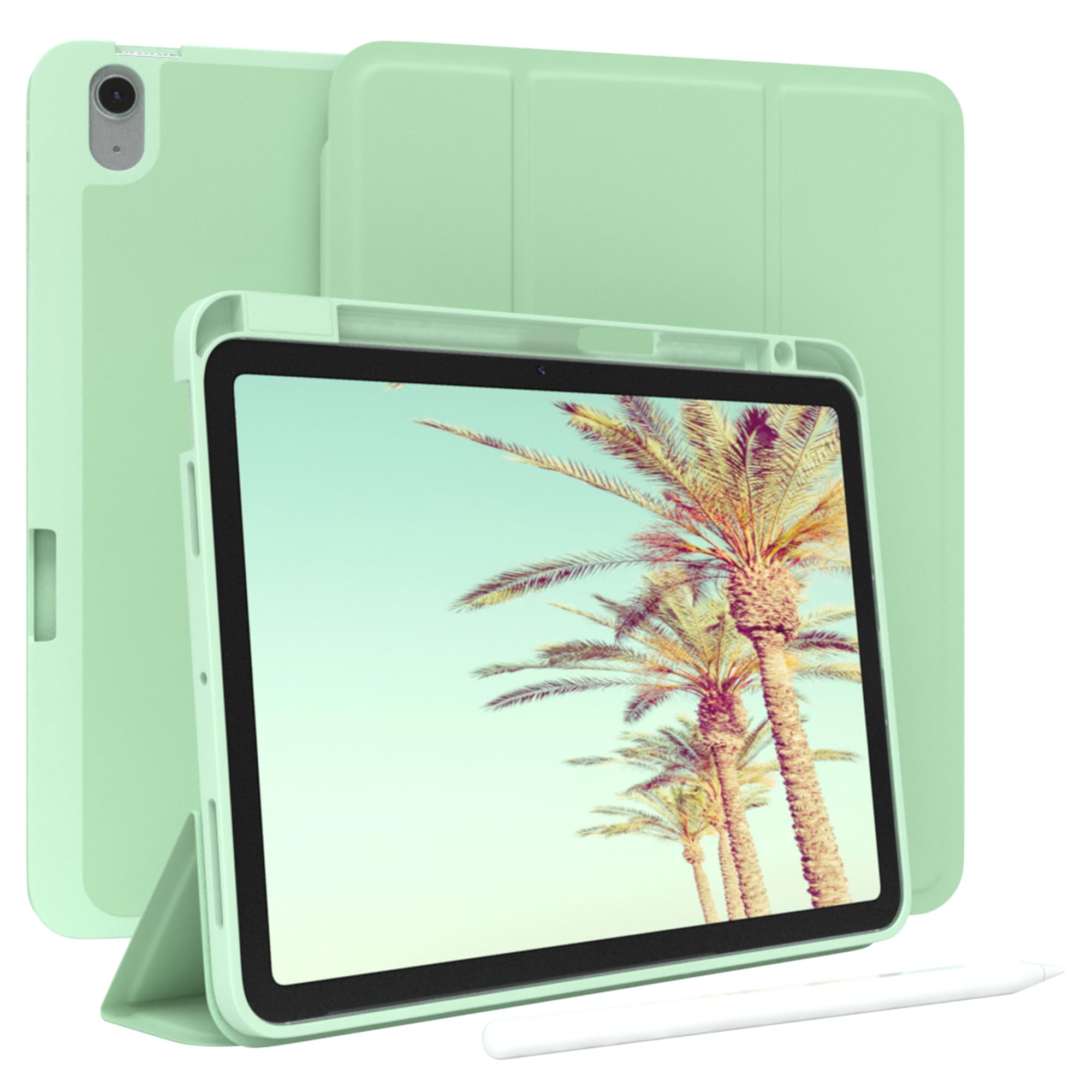 Étui iPad Air 11 M3 EAZY CASE vert clair avec porte-stylet - 8