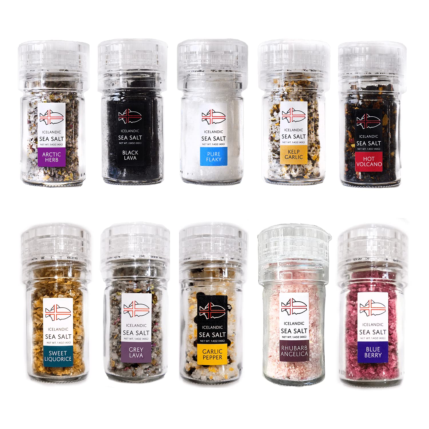 The Whole Collection - Bundle Adjustable Grinders 40g