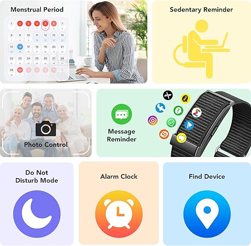 Miniatura 7 de Reloj rastreador de fitness, observador de fitness para mujer
