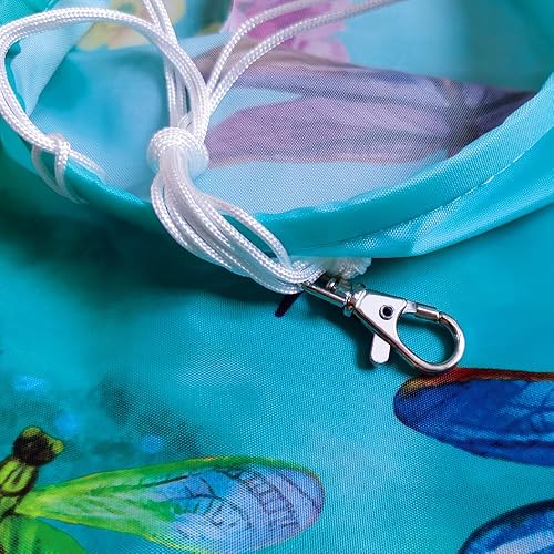 Miniatura 5 de YMYIELD Calcetín de viento floral de libélula de 40 pulgadas, decoración duradera para colgar al aire libre para patio, jardín, patio, hogar y más