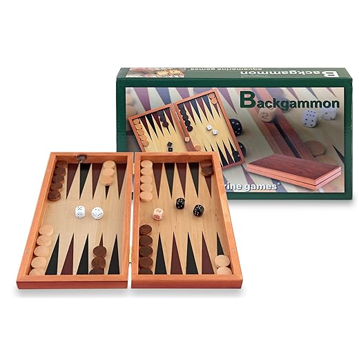 Aquamarine Giochi - Backgammon Viaggi, 2 giocatori (Compudid SG1019)