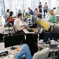 Vista 6 de Protector de pantalla de privacidad para computadora de 20 pulgadas con HP Dell Acer Asus Samsung LG y más, filtro de protección de seguridad