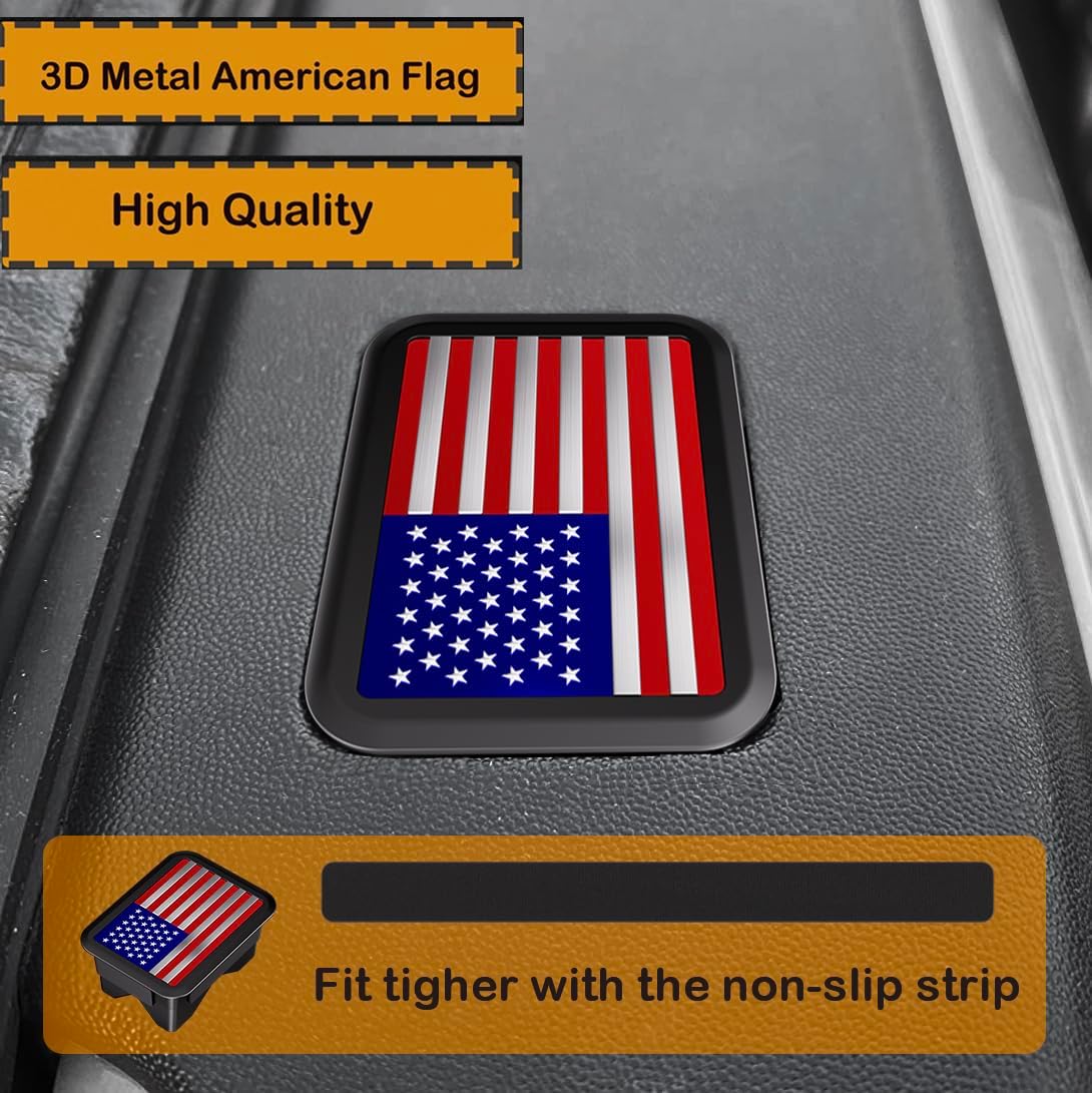 Ram 1500 Bed Rail Caps Covers, Stake Pocket Compatible with Dodge Ram 2019-2024 2025 2026 Truck Tonneau Covers Accessories(Set of 2) (Red/Blue)