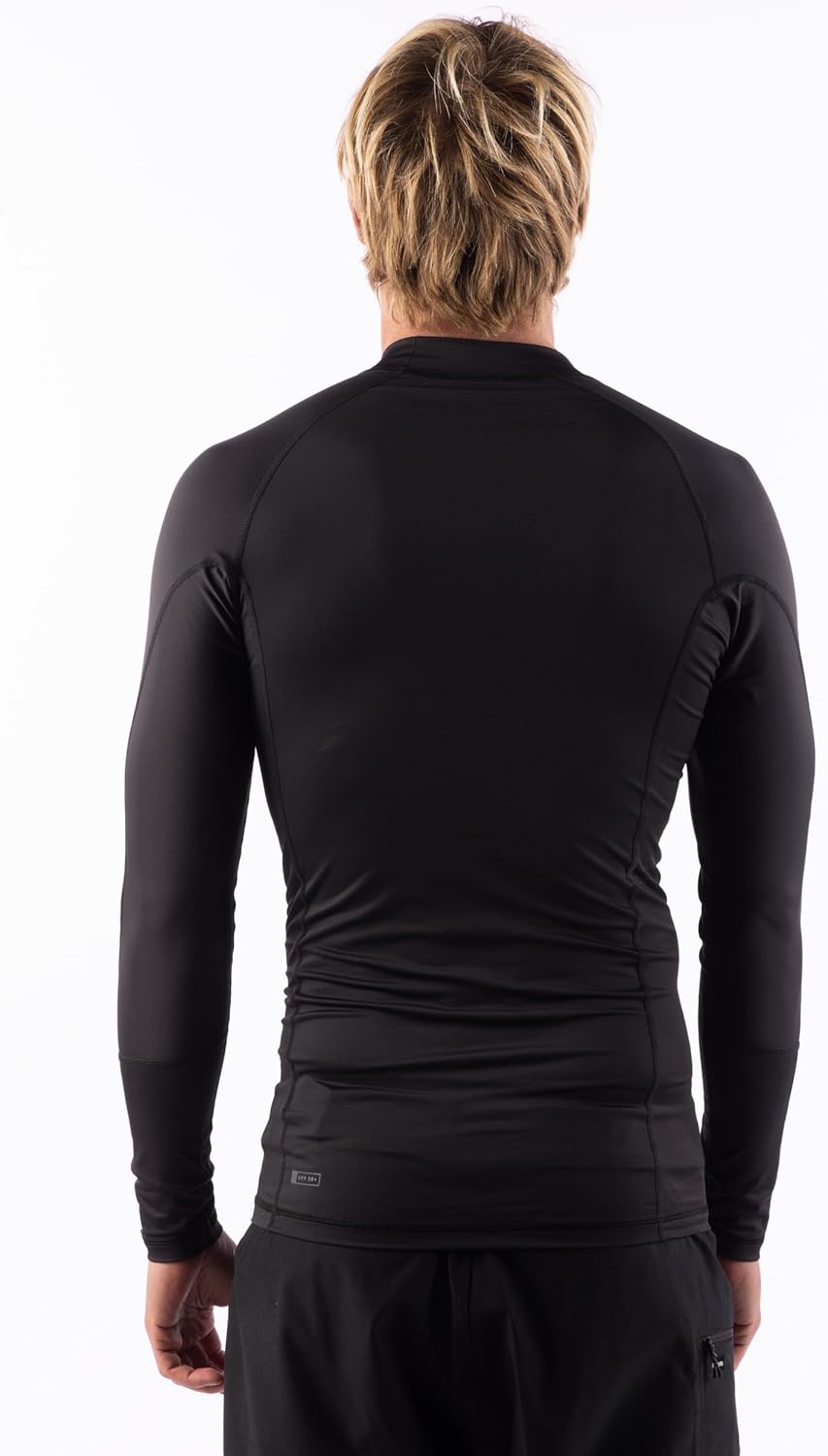 Rip Curl Mens Long Sleeve Rashguard - UPF 50+ Sun Protection Surf Shirt, Tight Fit Rash Vest - Image 3