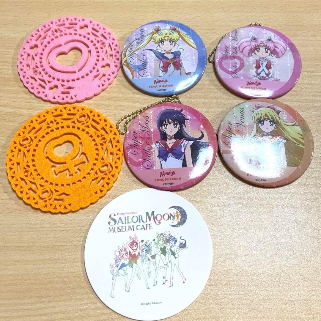 セーラームーン 缶ミラーセット 全5種セット コンプ 明治 美少女戦士