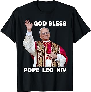 New Pope LEO XIV Catholic Gifts Merch Souvenirs Catholics T-Shirt