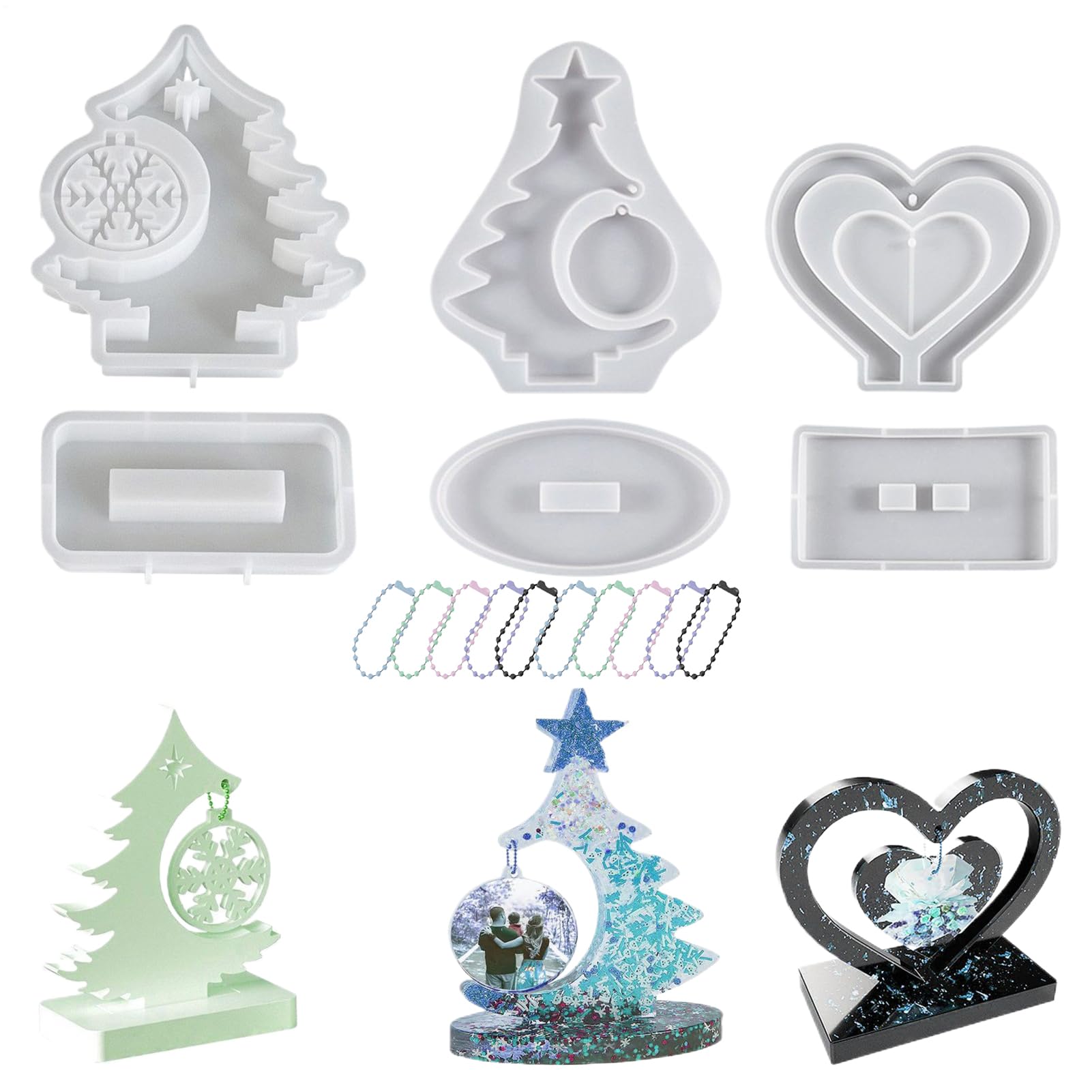 Moule silicone sapin de Noël coulage bougeoir réutilisable maison