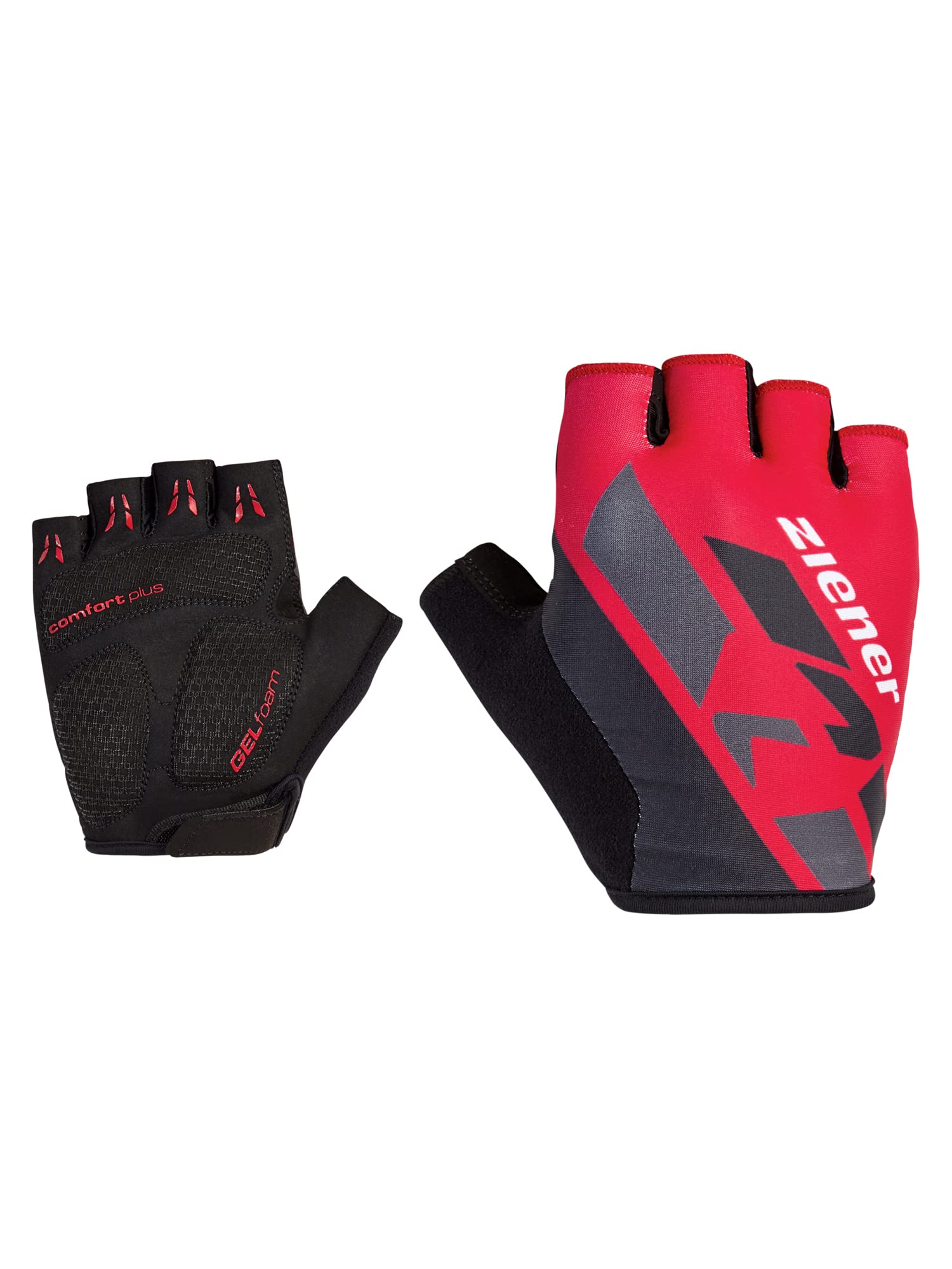 Ziener Curdt – Guanti Da Mountain Bike E Ciclismo Uomo, Dita Corte, Traspiranti Con Imbottitura In Gel