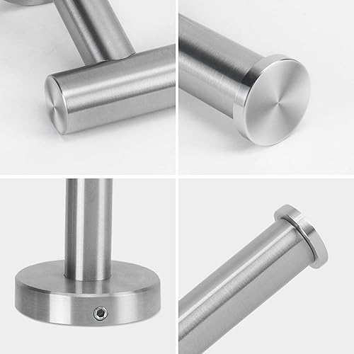 Miniatura 45 de NearMoon Portarrollos de papel higiénico para baño, acero inoxidable SUS304 de alta calidad, para montaje en pared, para baño, cocina, baño