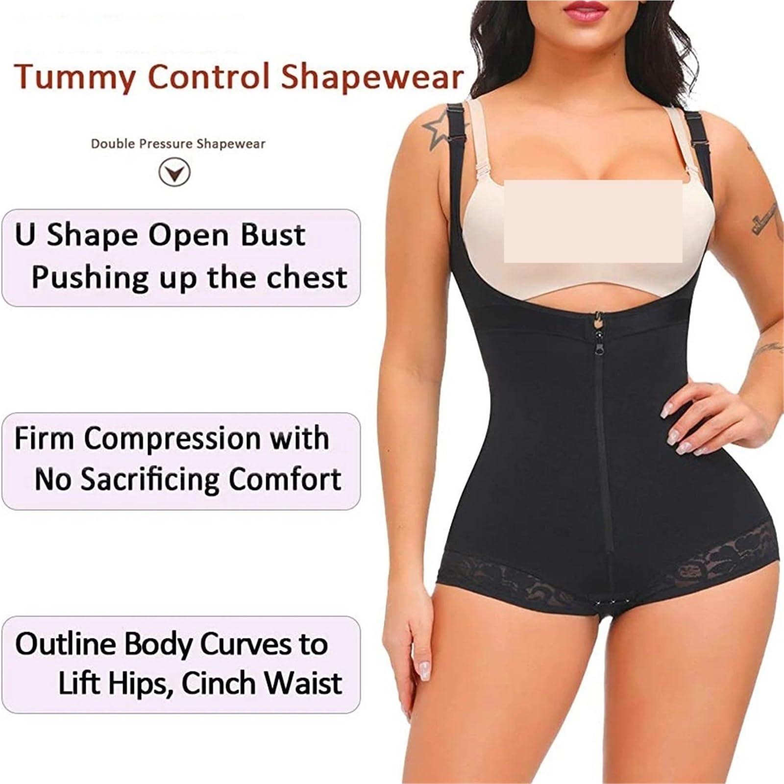 Shapewear per il controllo della pancia Shapewear per il corpo per le donne Shapers per tutto il corpo dimagrante biancheria intima dimagrante controllo della pancia Shapers dimagranti cinture