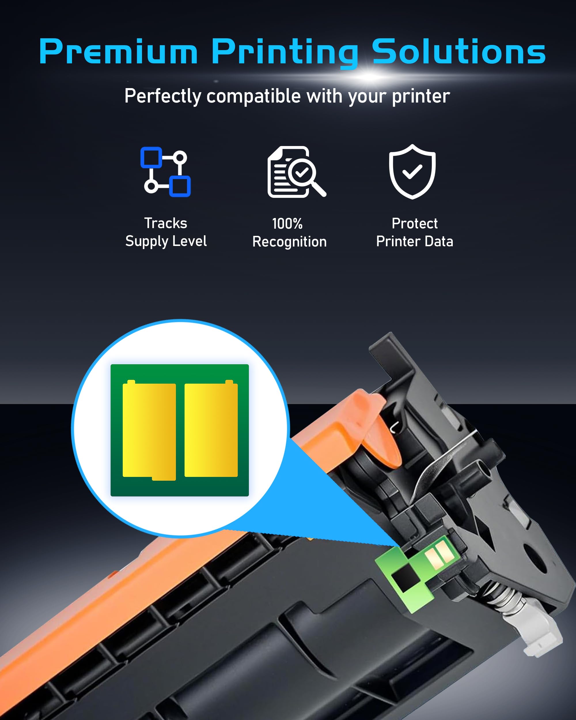 Amazon.com: 134X Toner Cartridges Black with Chip W1340X