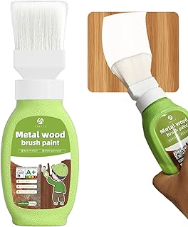 All-in-One Paint 17 oz Touch-Up Paint for Furniture, Cabinets, Wood, Metal - No Sanding, Fast-Drying, Water-Based Multi-Surface (White Gloss)