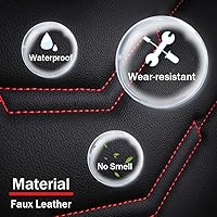 Vista 7 de Funda de asiento de auto para Subaru Impreza 1999-2022, funda de cojín duradera, resistente al desgaste, impermeable, transpirable, sin olor, fundas