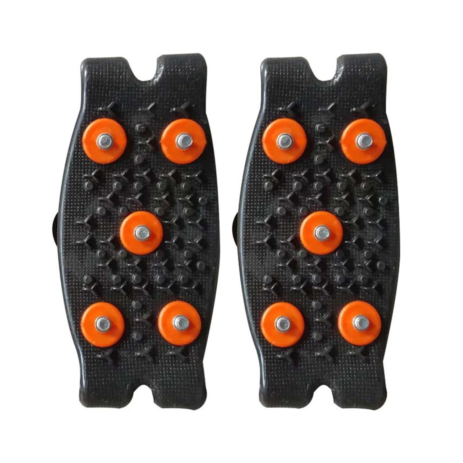 Anti-Rutsch-Spikes 5 Paar 5-Noppen-Schnee- und Eiskrallen, rutschfest, for Kletterschuhe, Unisex, Überschuhe, Kettenschuhspikes for den Winter