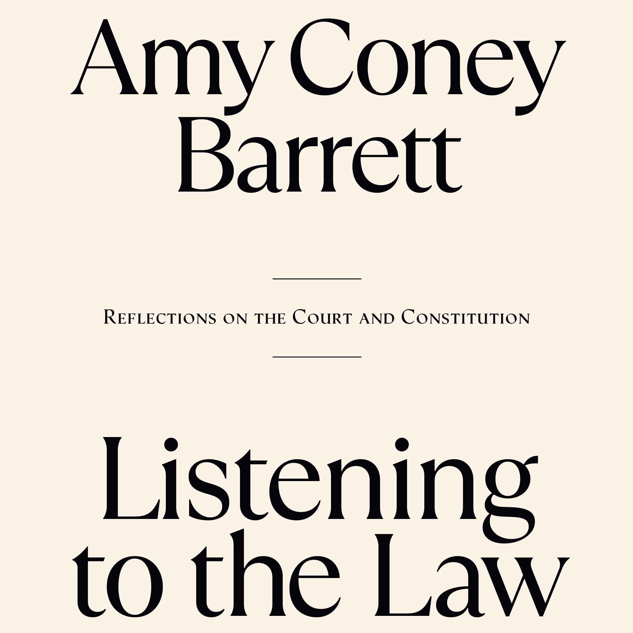 Listening to the Law
