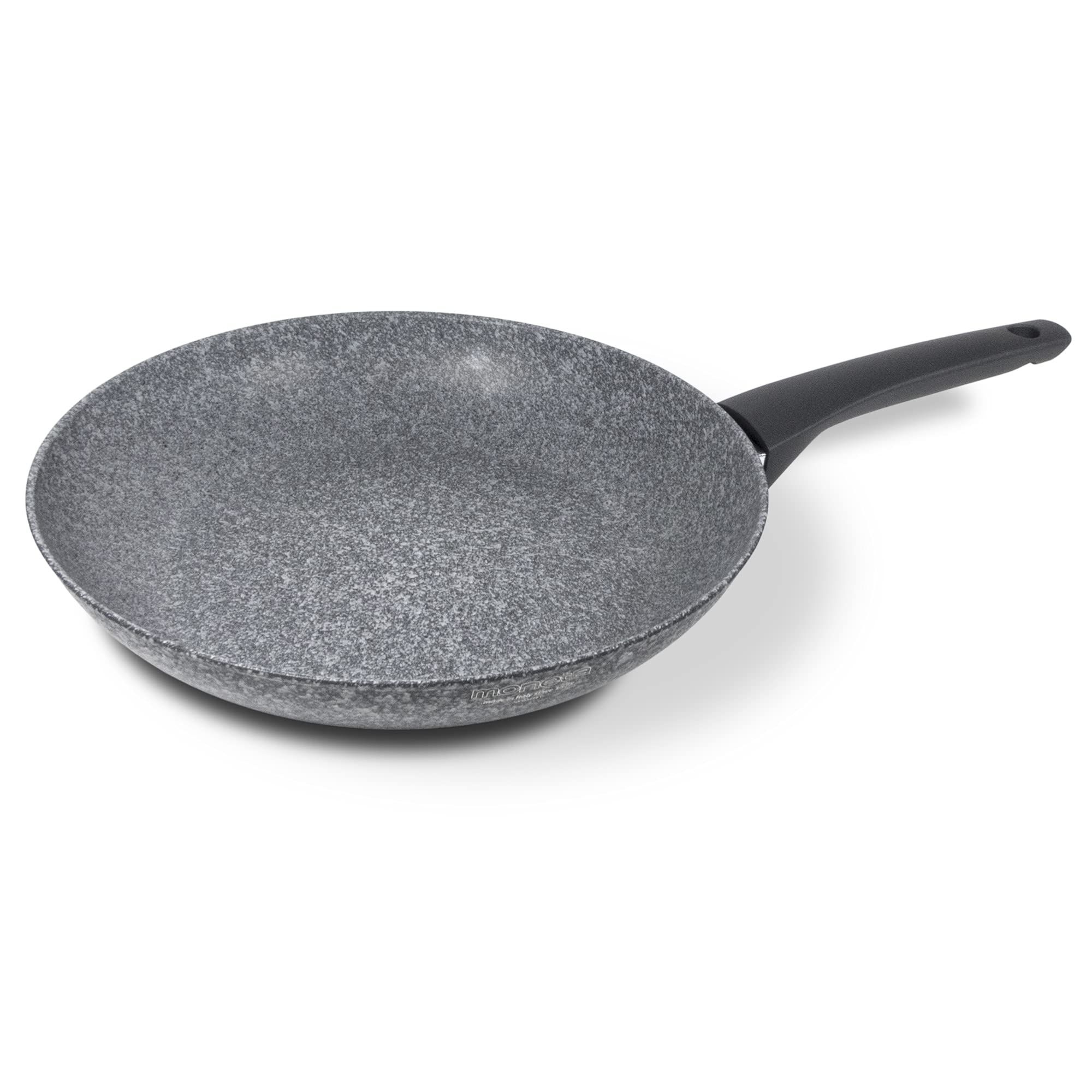 Moneta Sinfonia Frying Pan 28 cm, Also for Induction, Reinforced with Mineral Particles. Made in Italy
