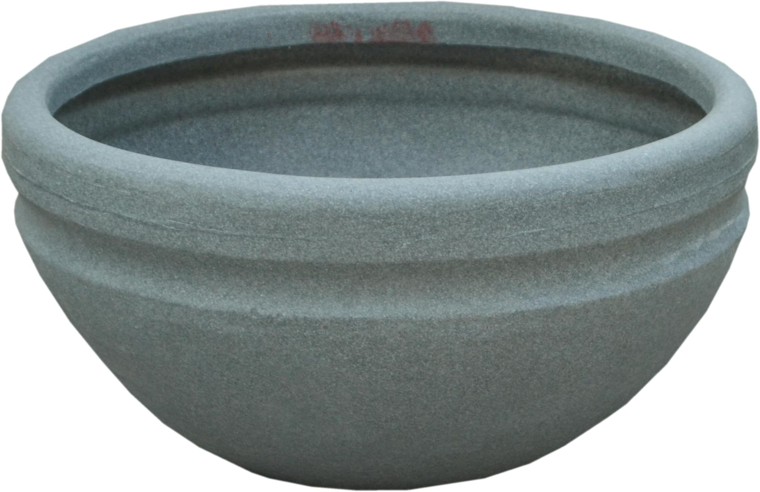 Decora Bloom Round Pot (Stone Grey)(Large)(TCB 60) || Pots for Plants Polymer || Lightweight || Indoor-Outdoor || Non-Breakable || Non-Fading || Plant Directly || (Without Drainage Hole)