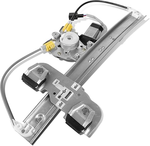 DNA MOTORING OEM-WR-0290 Conjunto de motor y regulador de elevalunas eléctrico trasero derecho del lado del pasajero compatible con Pontiac Grand