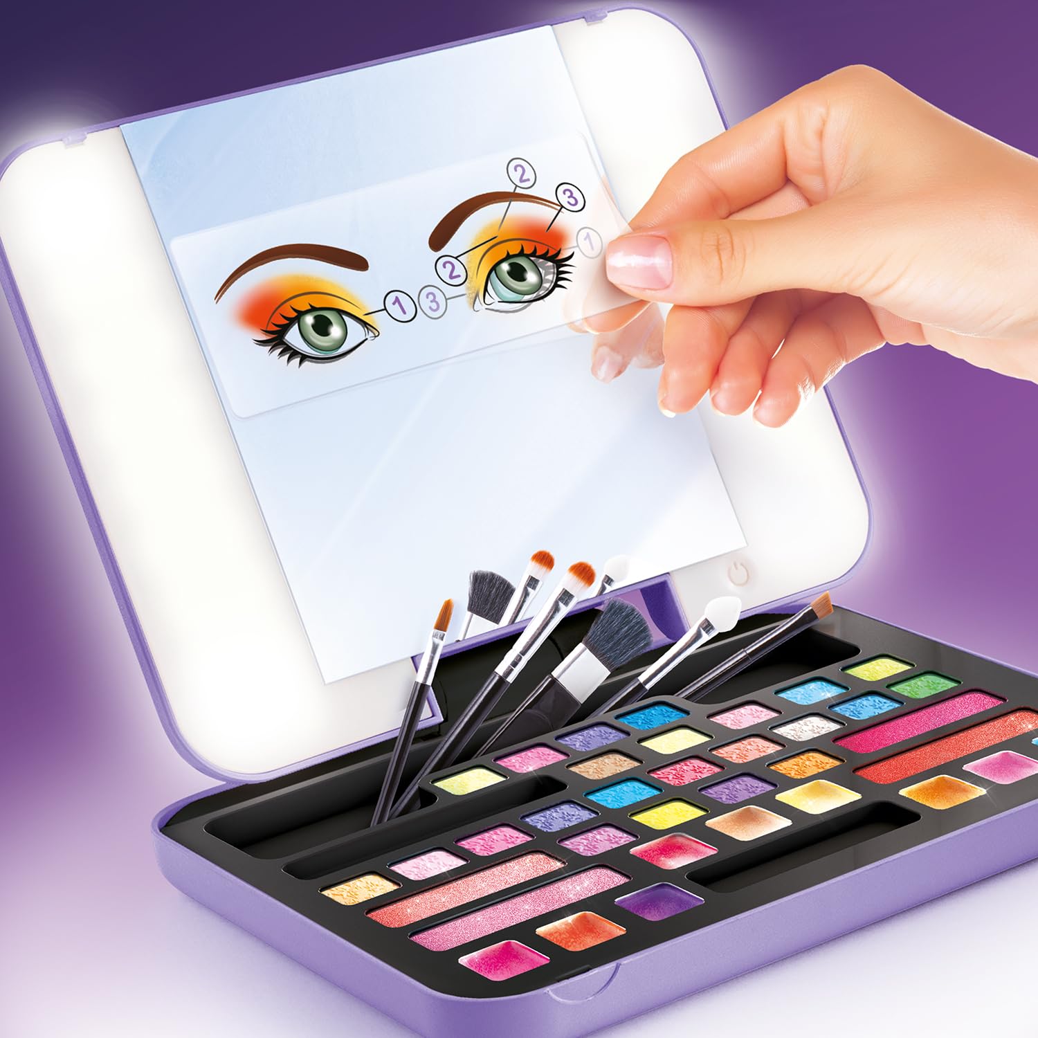 Canal Toys Make Up Style 4 Ever-Mallette Miroir LED Lumineux, Maquillage, pinceaux et Porte-téléphone-dès 8 Ans-OFG 247, Multicolore
