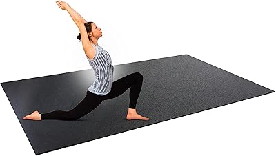 Rubber King All-Purpose Fitness Mats - A Premium Durable Low Odor Exercise Mat with Multipurpose Functionality Indoor/Outd...