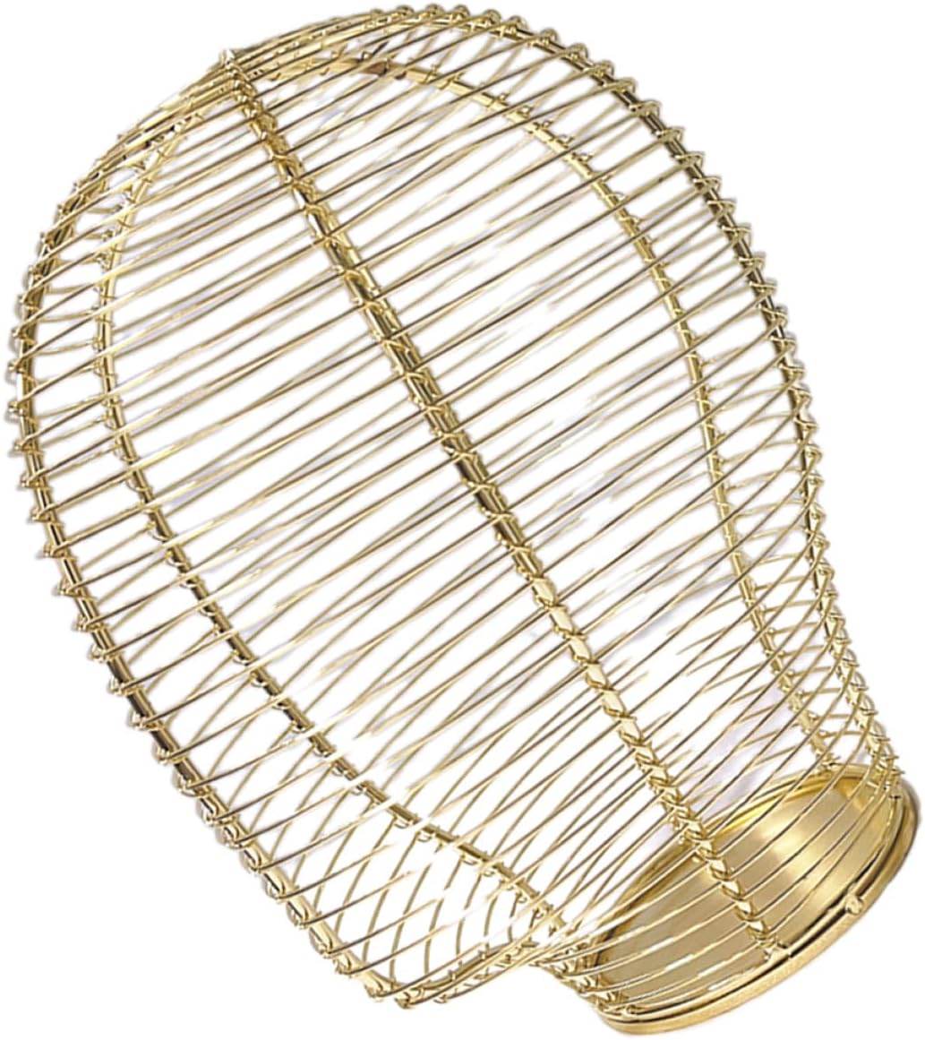 Creative Gold Metal Tabletop Hat Display Rack, Caps Holder Stand for Closet Organization, Hat Storage Organizer for Home and Retail Use
