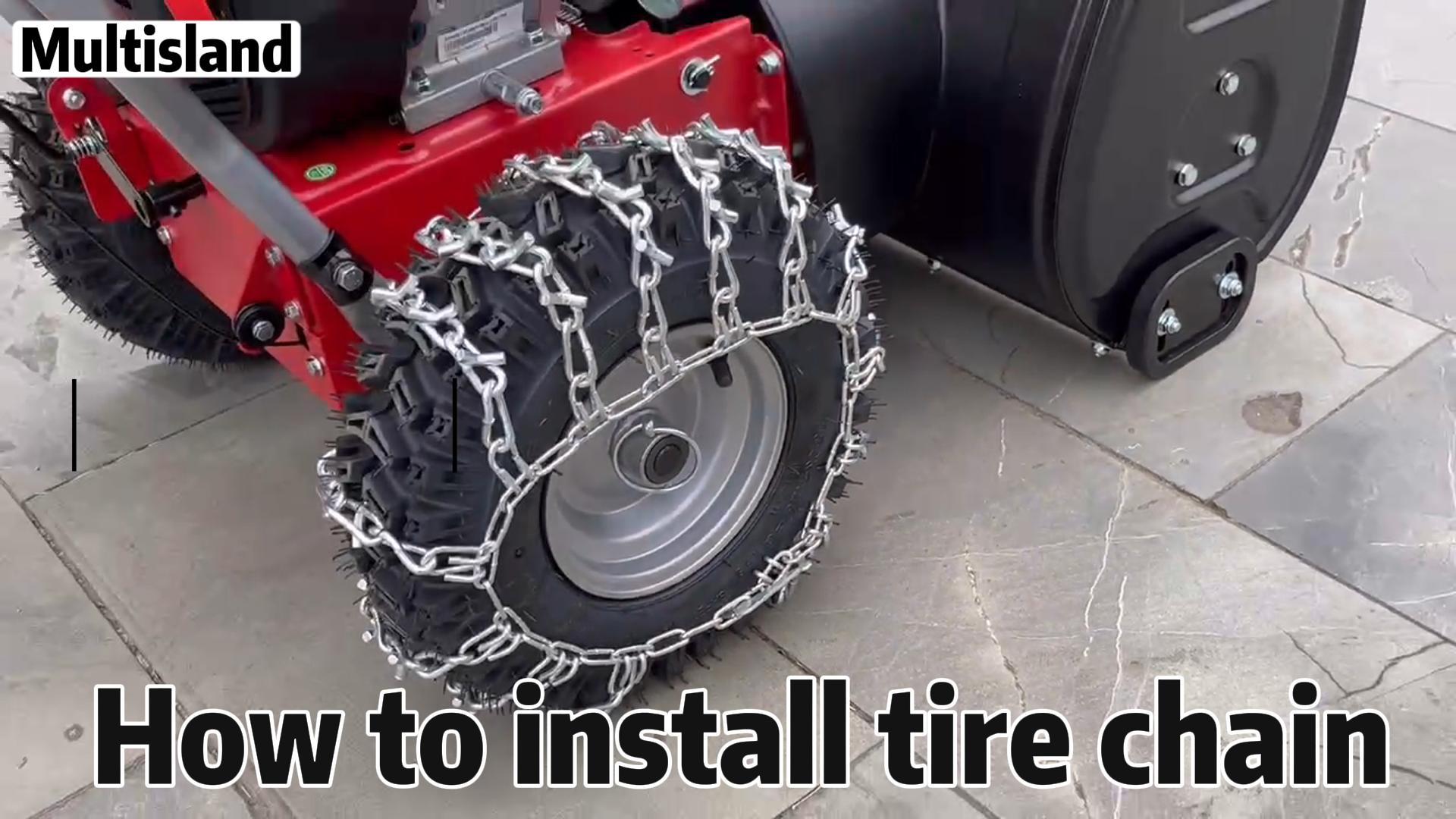 How to Add Tire Chains to Snow Blower: Step-by-Step Guide for Safe Winter Performance