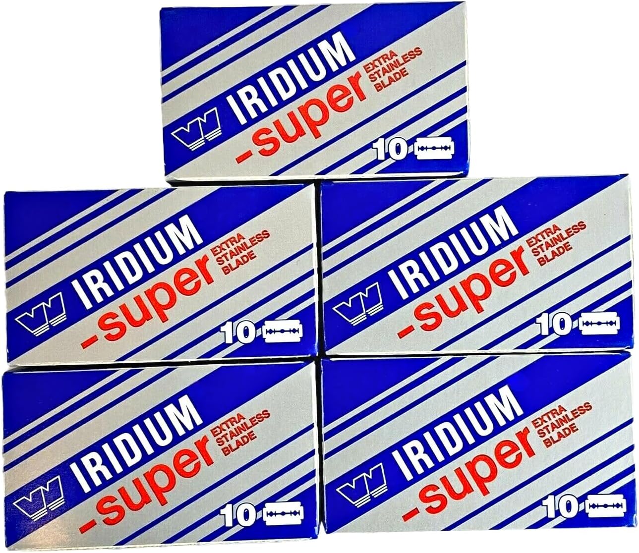 Wizamet Super Iridium Double Edge Razor Blades Pack of 50
