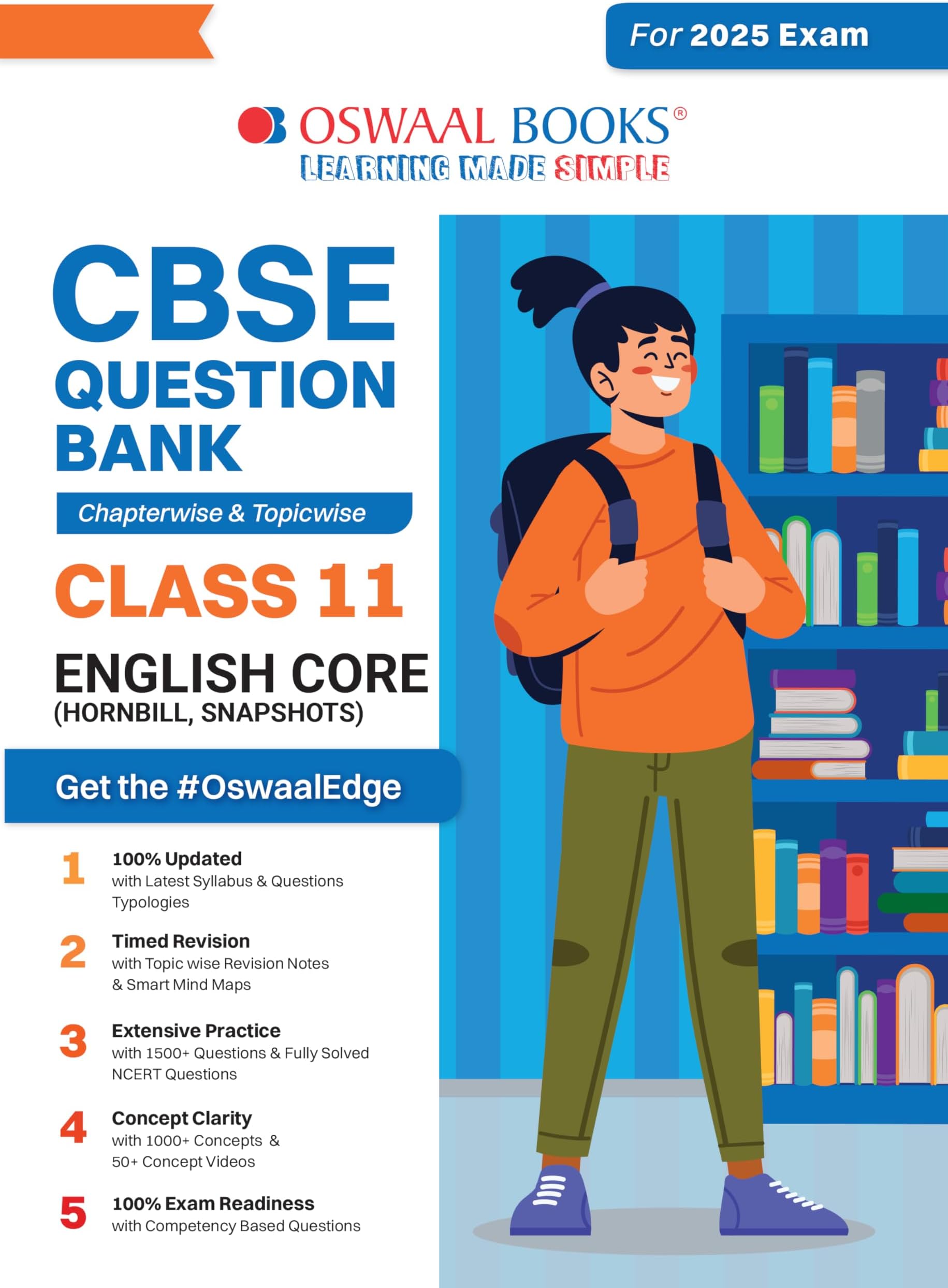 Oswaal CBSE Question Bank Class 11 English Core, Chapterwise and Topicwise Solved Papers For 2025 Exams