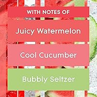 Vista 5 de Glade Tarro de velas, ambientador, sandía Stay Cool, 3.4 onzas, 6 unidades (sandía Stay Cool, 6 unidades)