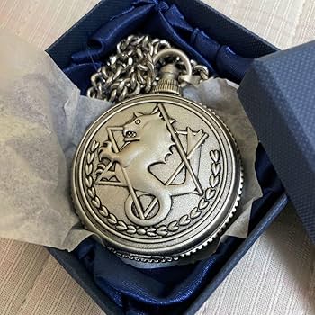 【新品未使用】鋼の錬金術師 エドの銀時計 LIMITED EDITION 銀時計 鋼の錬金術師 エドの銀時計 LIMITED EDITION