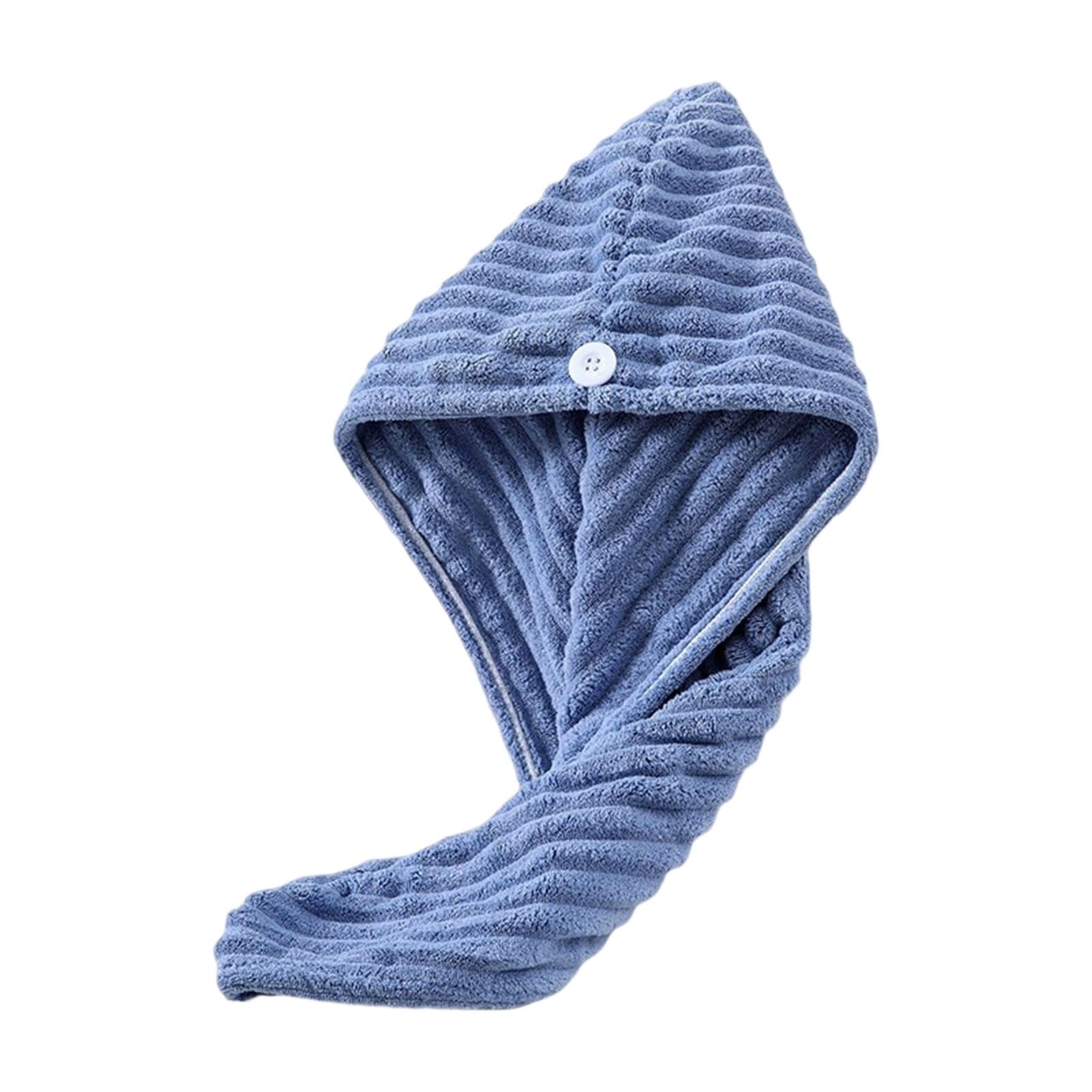 bayicie Fast Drying Hair Wrap, Super Absorbent Coral Fleece Bath Turban for Long Hair, Soft Thick Hair Drying Towel for Bathing Travel