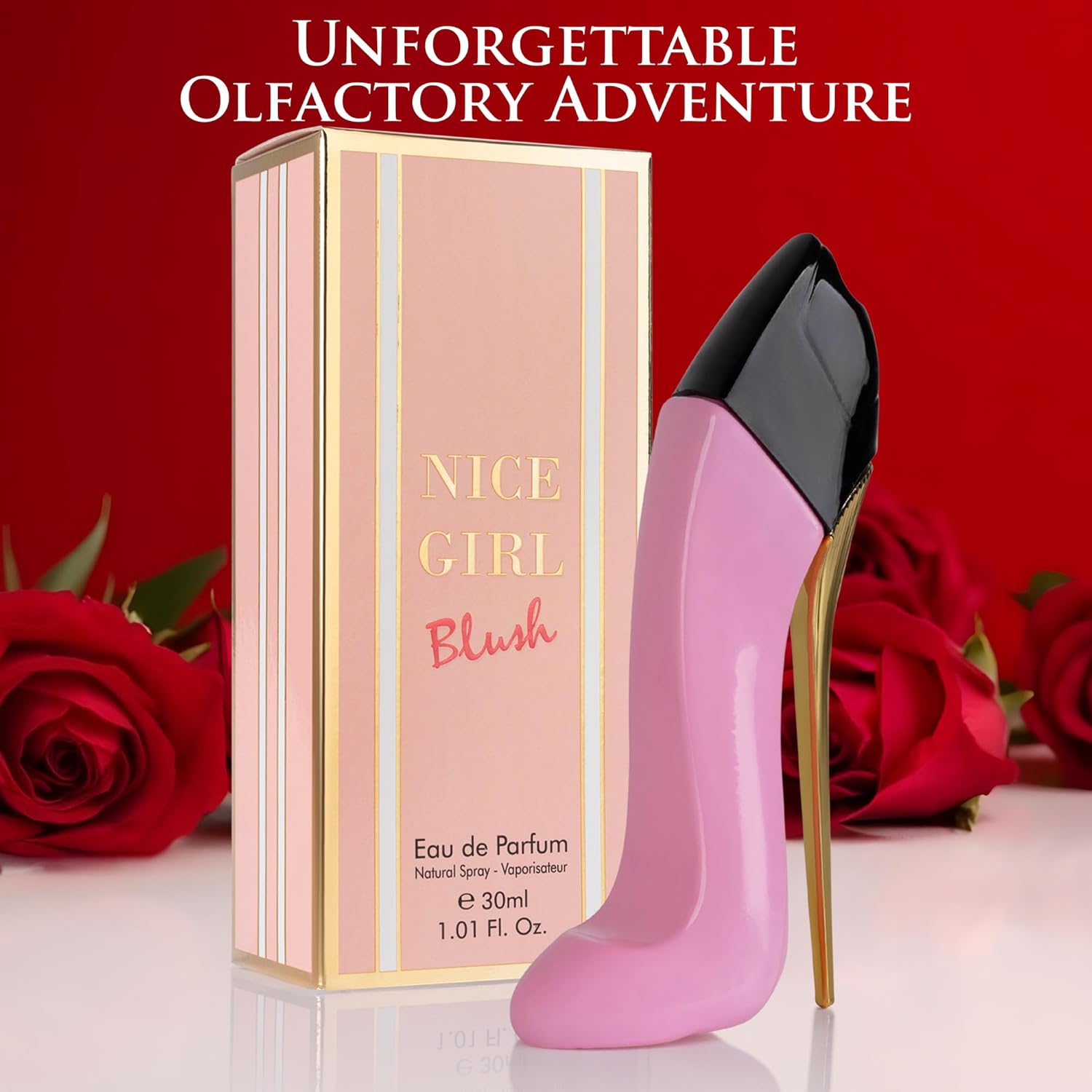 URBAN COLLECTION Nice Girl Blush for Women – Eau De Parfum 30ml – Vegan, Cruelty-Free & Paraben-Free – Sweet Citrus Bergamot with Hints of Almond – Warm Vanilla & Peony - Image 6