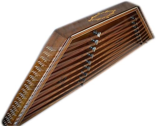 Miniatura 3 de Sadeghi Goldar Santoor Santur Dulcimer profesional persa con estuche rígido