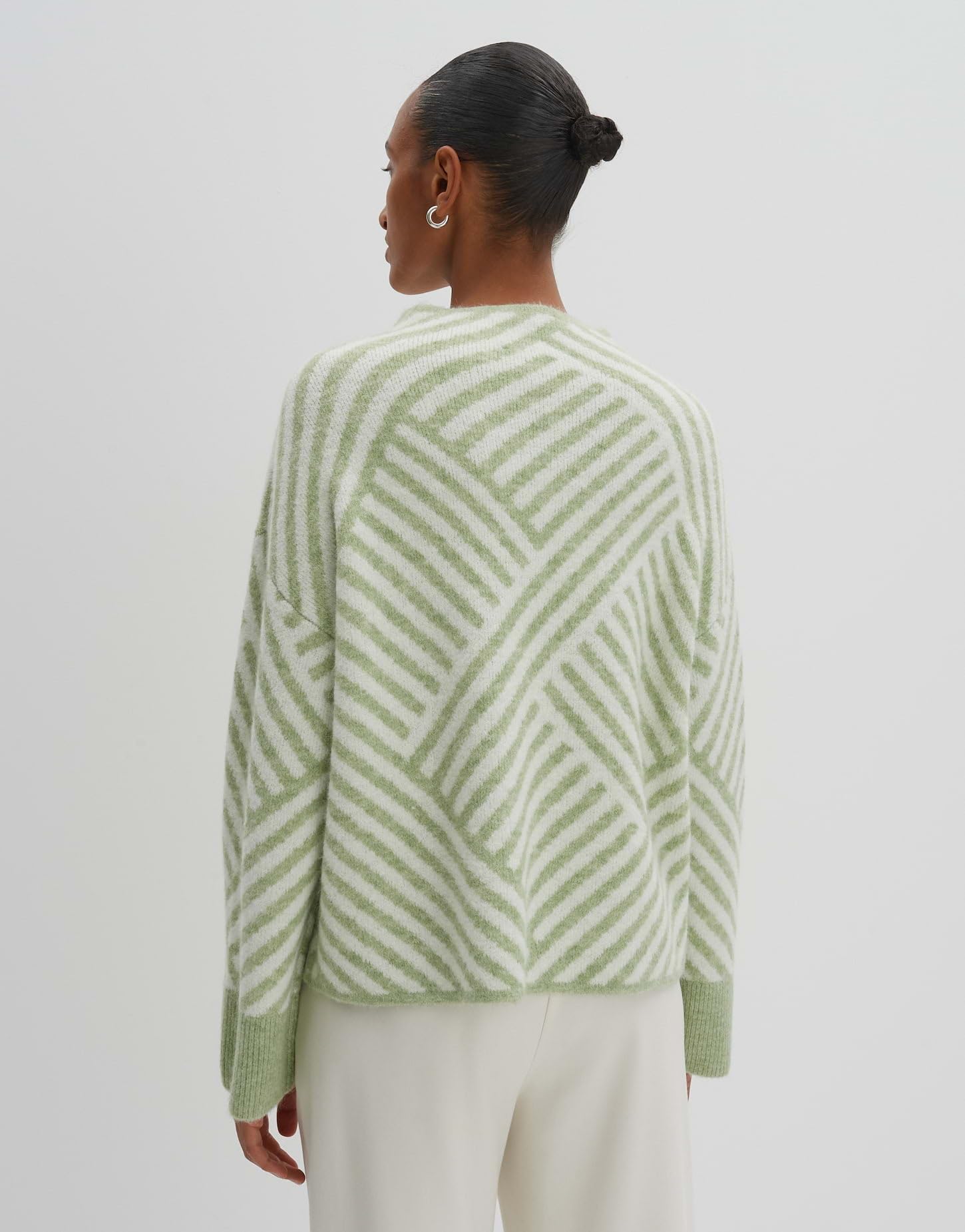 someday Sweter damski | sweter z dzianiny Tonica Loose z wełną i moherem