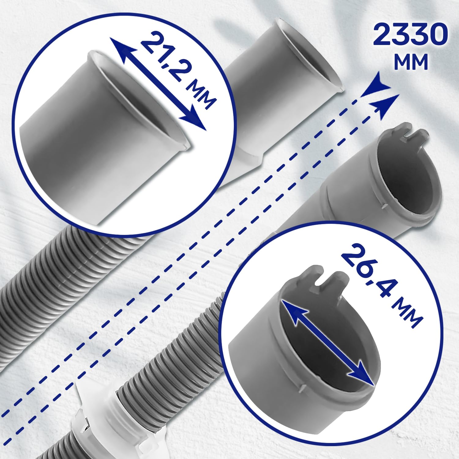 Afvoerslang Koppelstuk 19-19mm Recht 544277 kopen