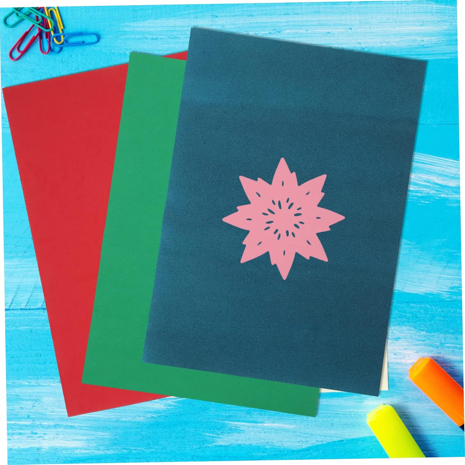 jojofuny 28sheets Cyanotype Diy Material Home Diy Supplies Sun Printing Paper Photographic Paper