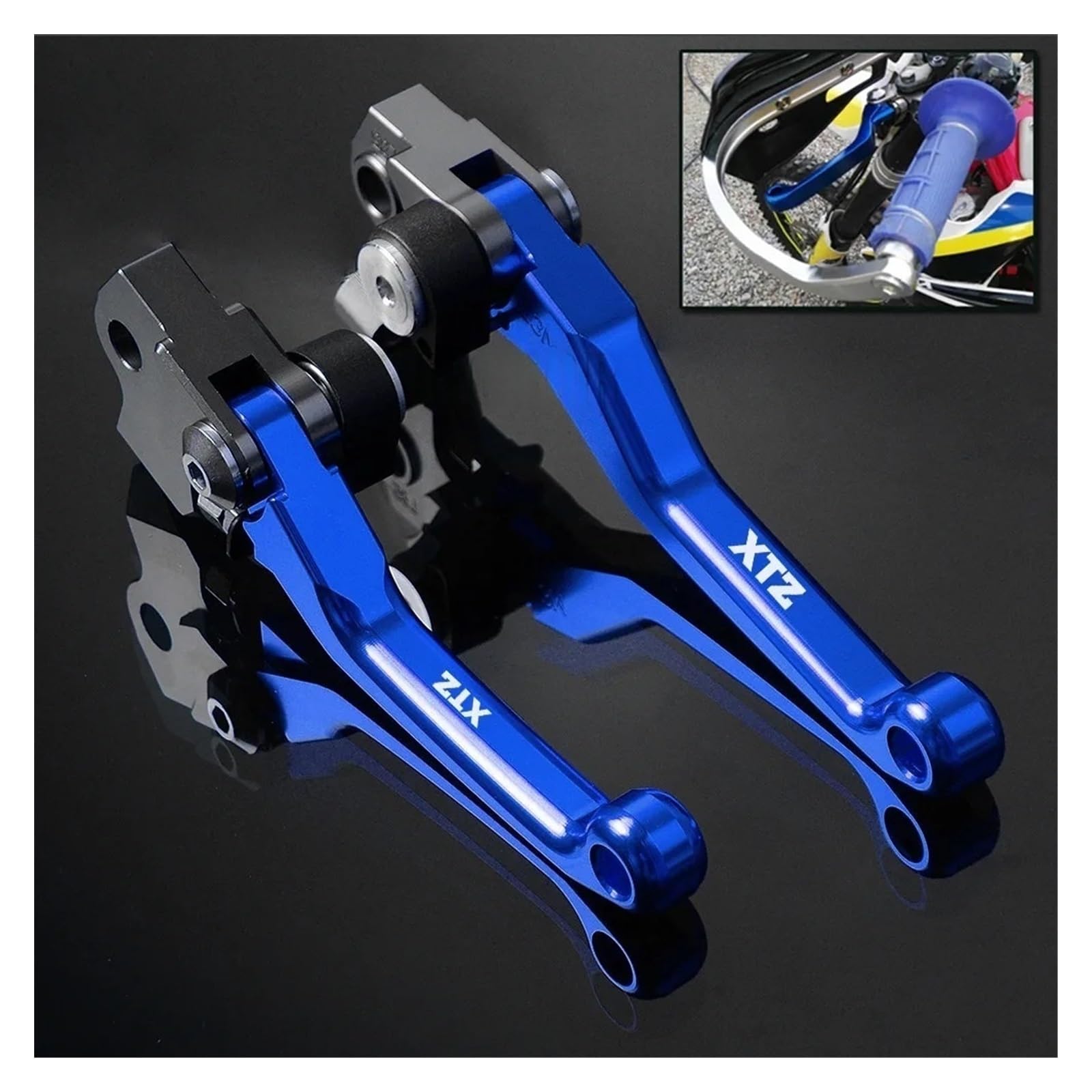 Moto Freno Frizione Master Per XTZ250 2006-2017 XTZ 250 Leve Perno Frizione Freno Moto Maniglia Pieghevole Leva