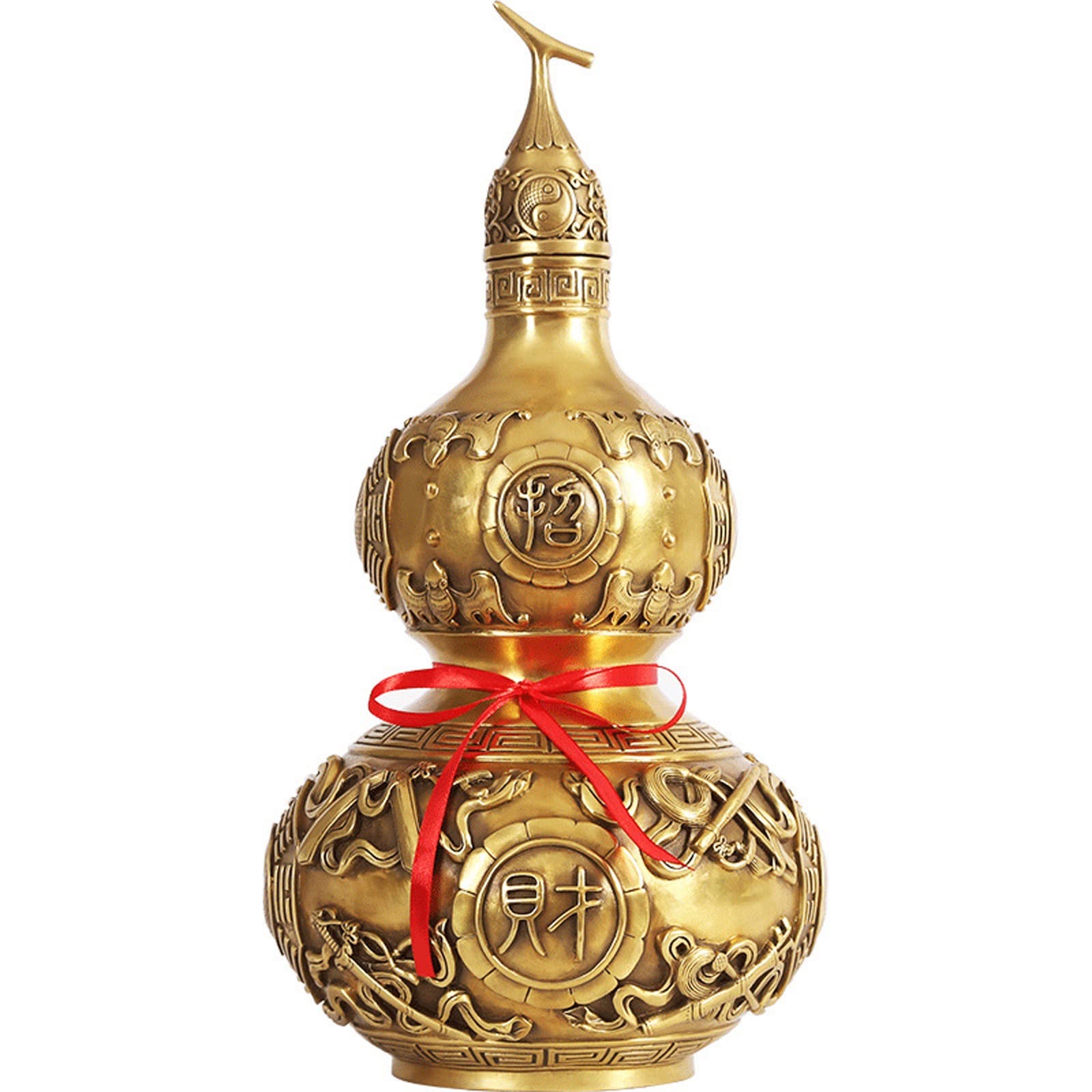 POS Cristale :: Copacel Feng Shui Wu Lou cu cristale de Turcoaz 10cm