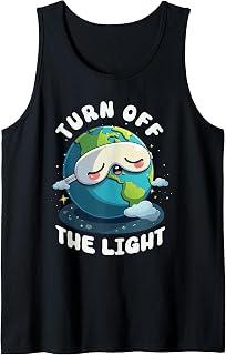Light Pollution Earth Day for Students, Teachers Tank Top