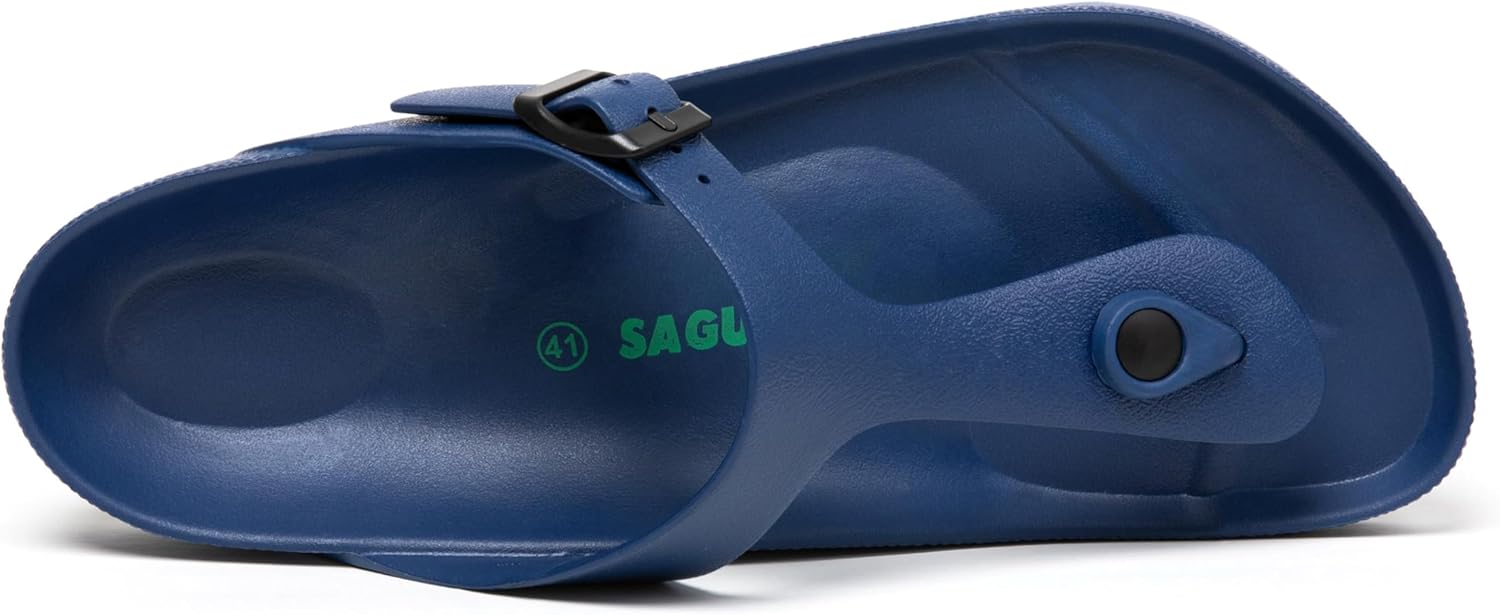 SAGUARO Mules Men's Lightweight Toe Separator Women's Non-Slip Flip Flops Summer Flip Flops Size 36-48 - Image 3