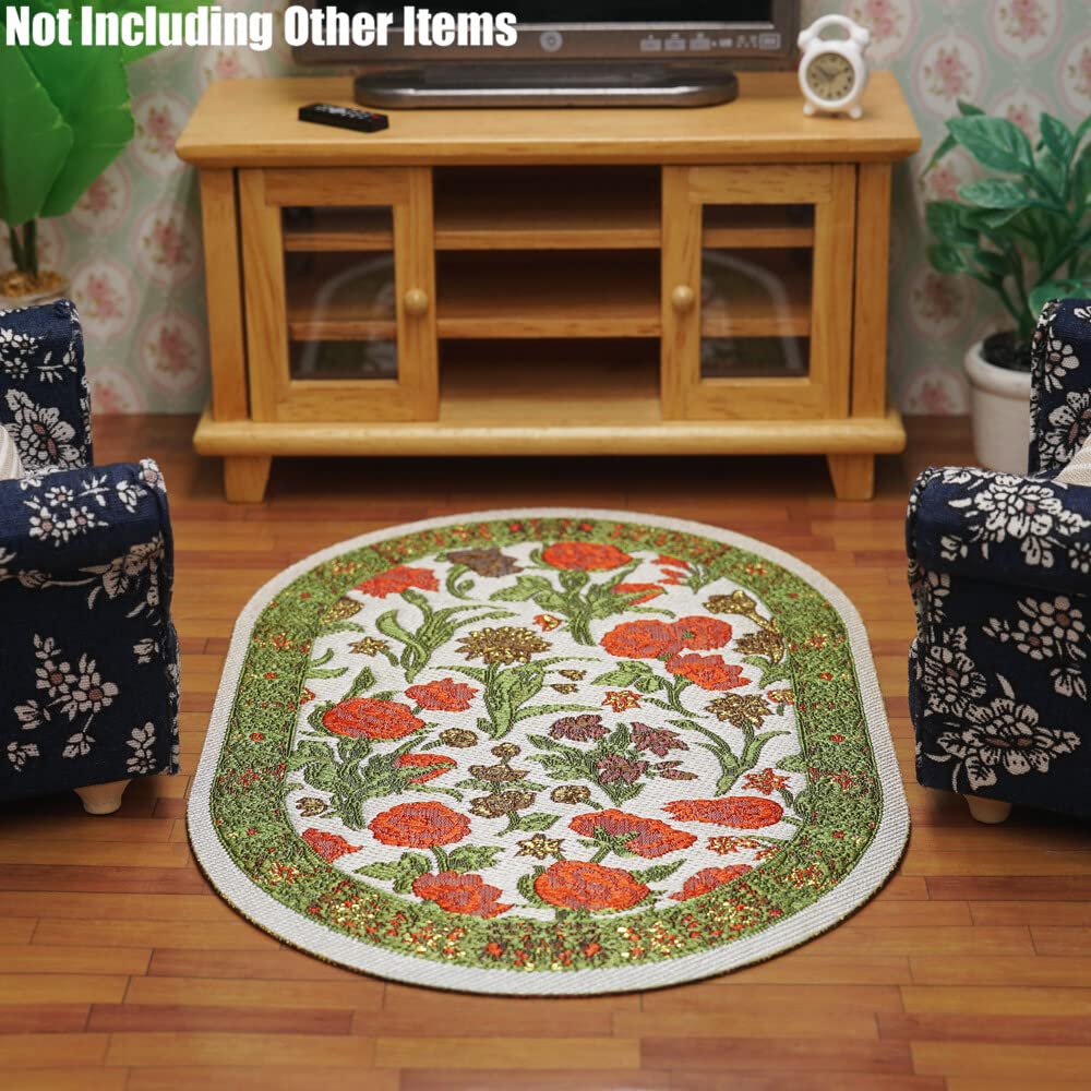 Mini Tapijt Mat Miniatuur Casa De Boneca Hand Gewe... - Grandado