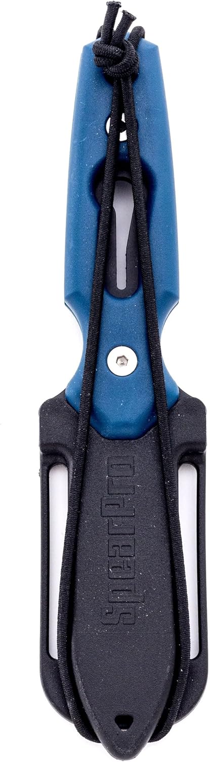 SpearPro Ranger Dagger Teflon Coated SS Knife 3.5" - Midnight Blue
